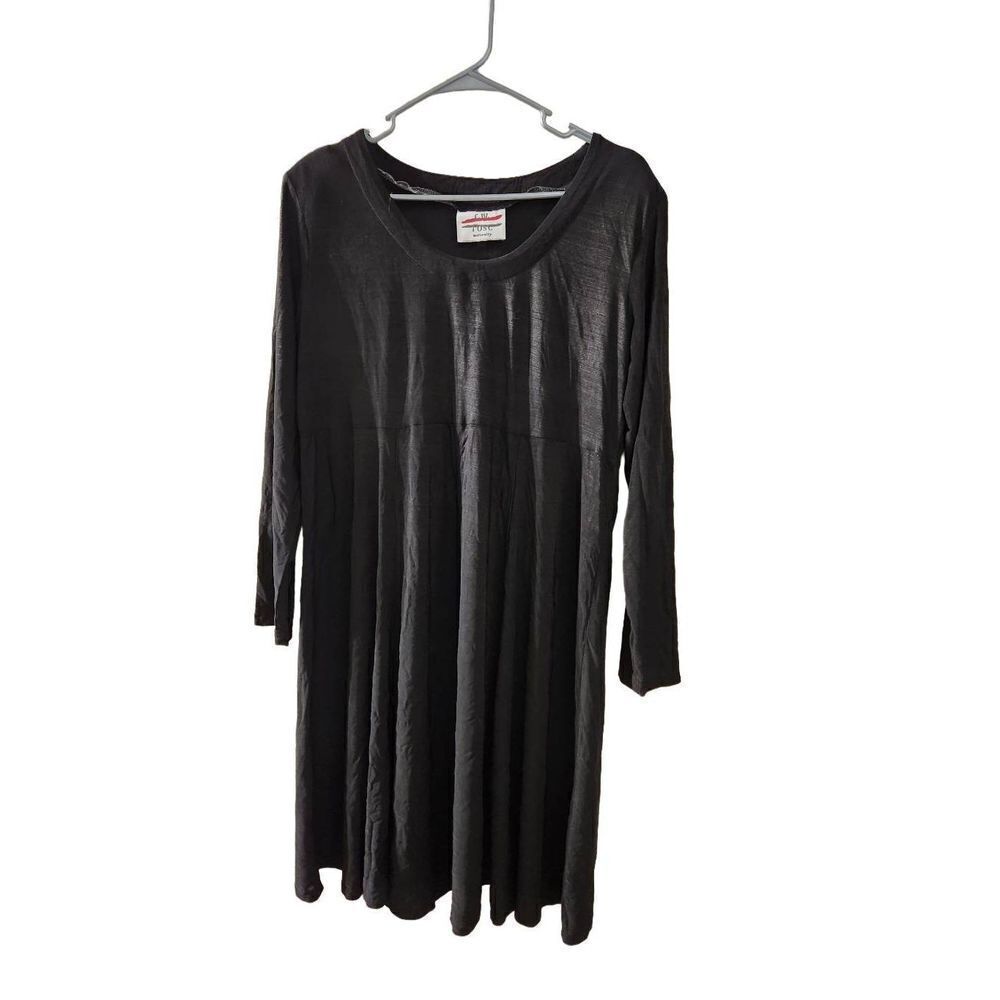 CW Rose Maternity L black dress